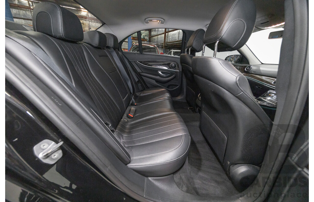 2/2019 Mercedes-Benz E220d 213 MY19 4d Saloon Obsidian Black Metallic Turbo 2.0L