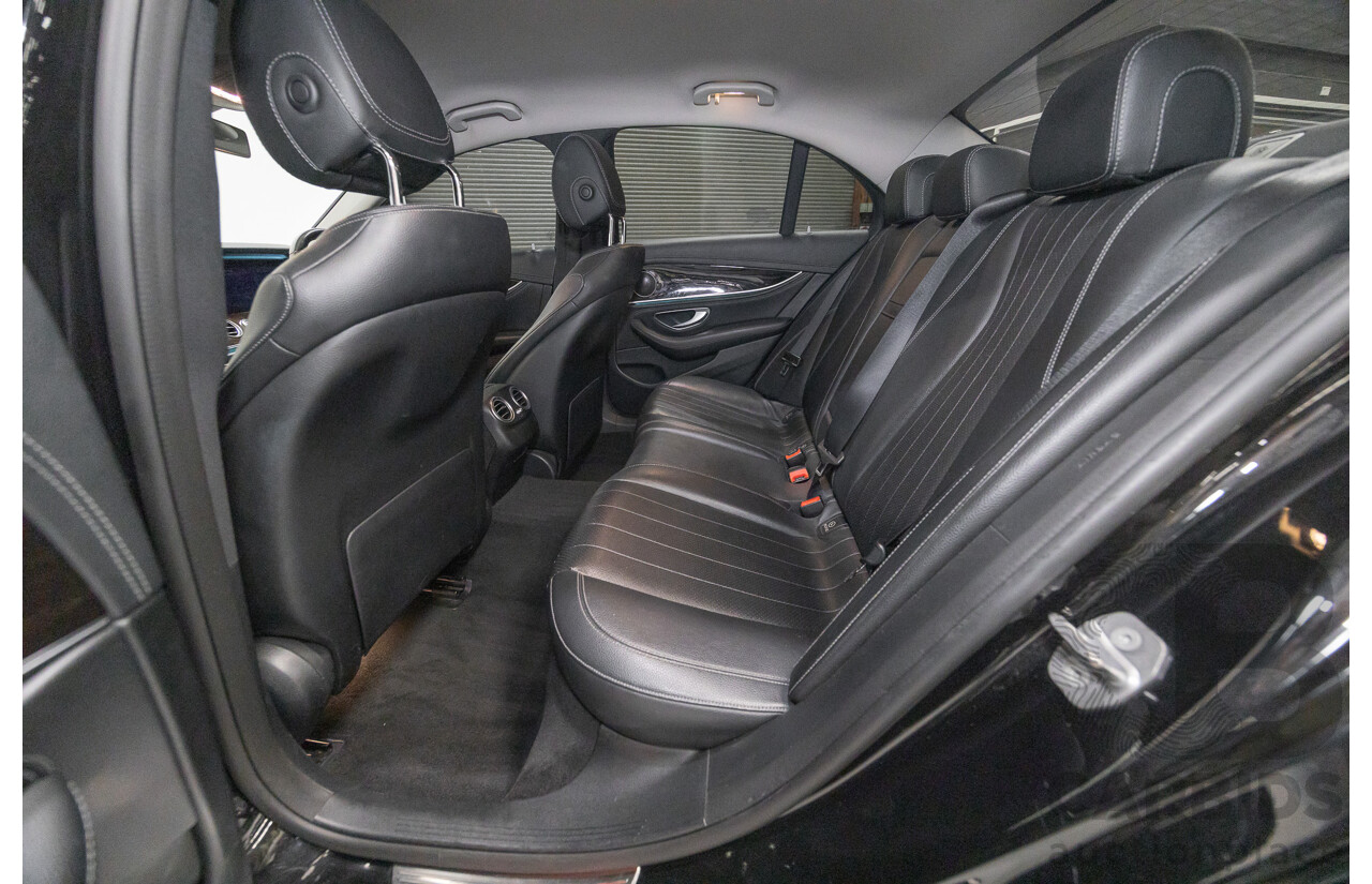 2/2019 Mercedes-Benz E220d 213 MY19 4d Saloon Obsidian Black Metallic Turbo 2.0L