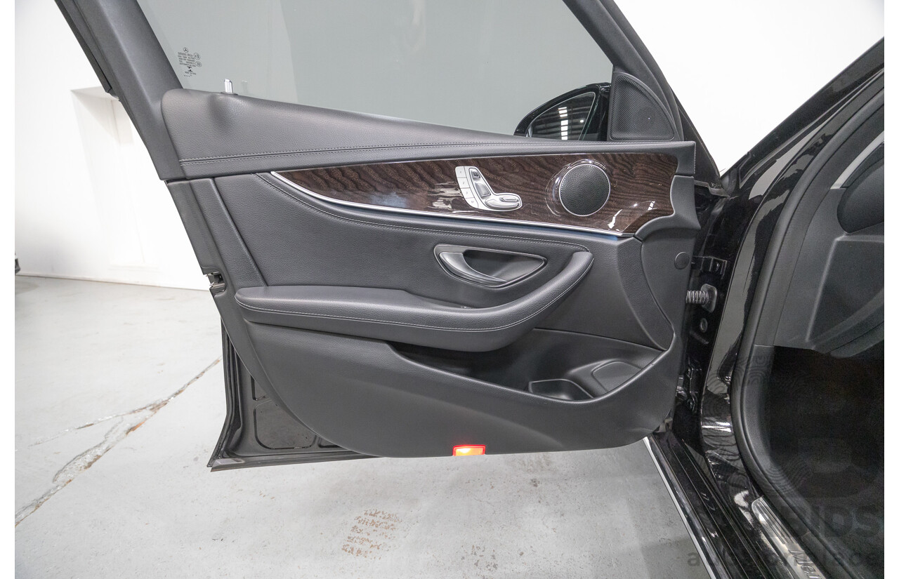 2/2019 Mercedes-Benz E220d 213 MY19 4d Saloon Obsidian Black Metallic Turbo 2.0L