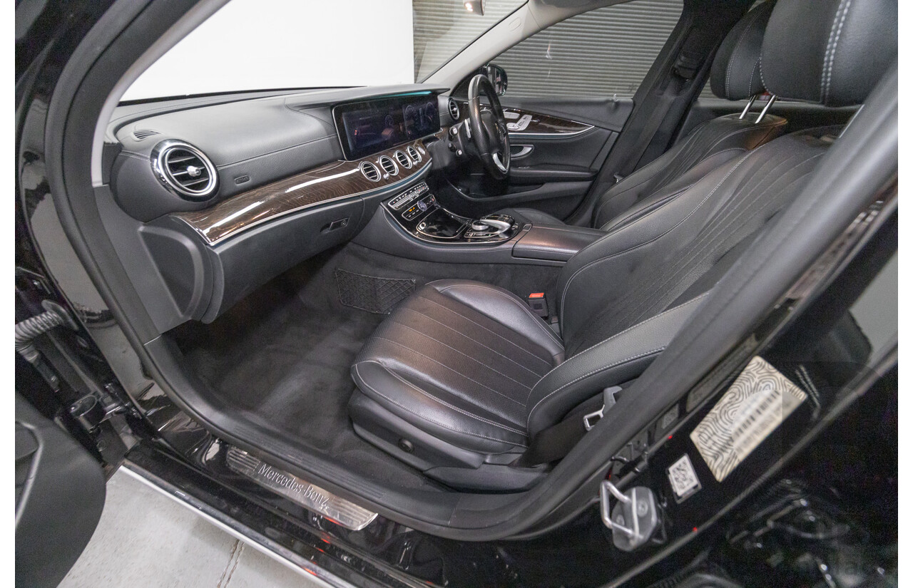 2/2019 Mercedes-Benz E220d 213 MY19 4d Saloon Obsidian Black Metallic Turbo 2.0L