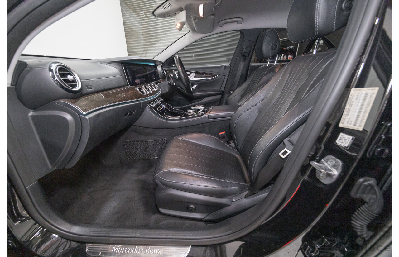 2/2019 Mercedes-Benz E220d 213 MY19 4d Saloon Obsidian Black Metallic Turbo 2.0L