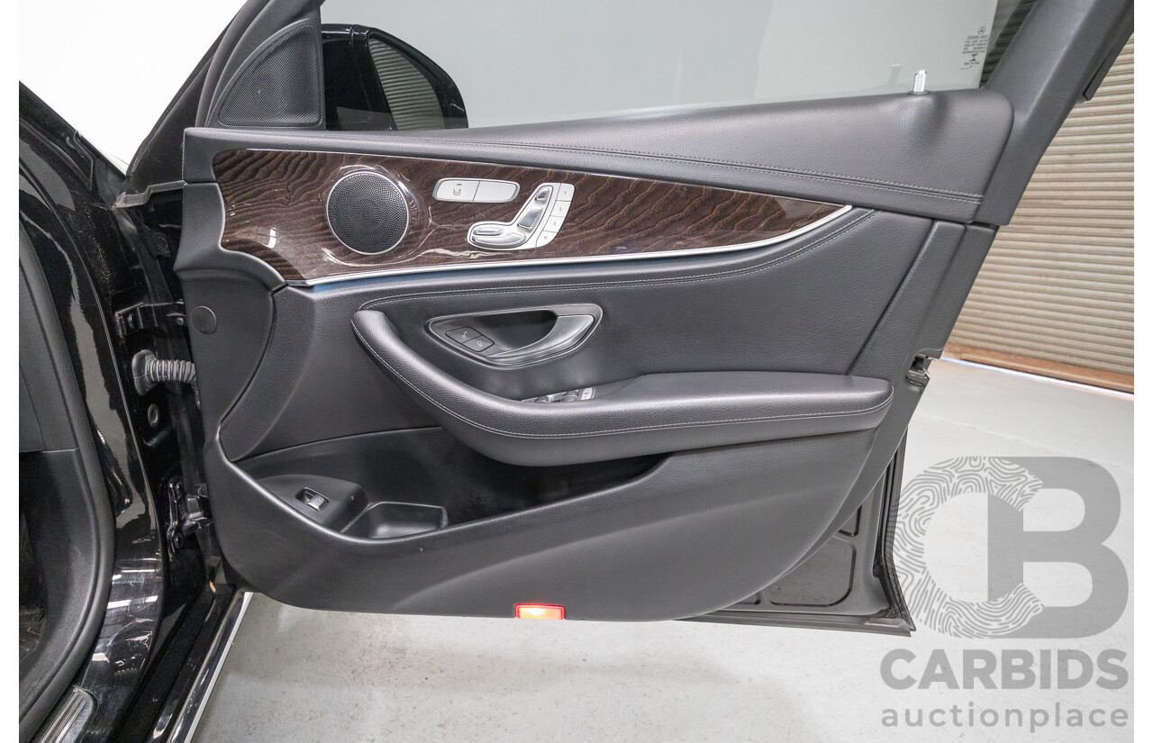 2/2019 Mercedes-Benz E220d 213 MY19 4d Saloon Obsidian Black Metallic Turbo 2.0L