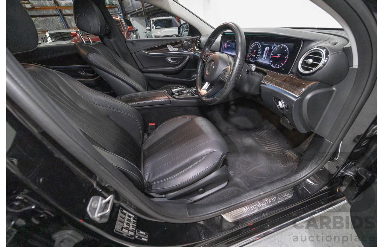 2/2019 Mercedes-Benz E220d 213 MY19 4d Saloon Obsidian Black Metallic Turbo 2.0L