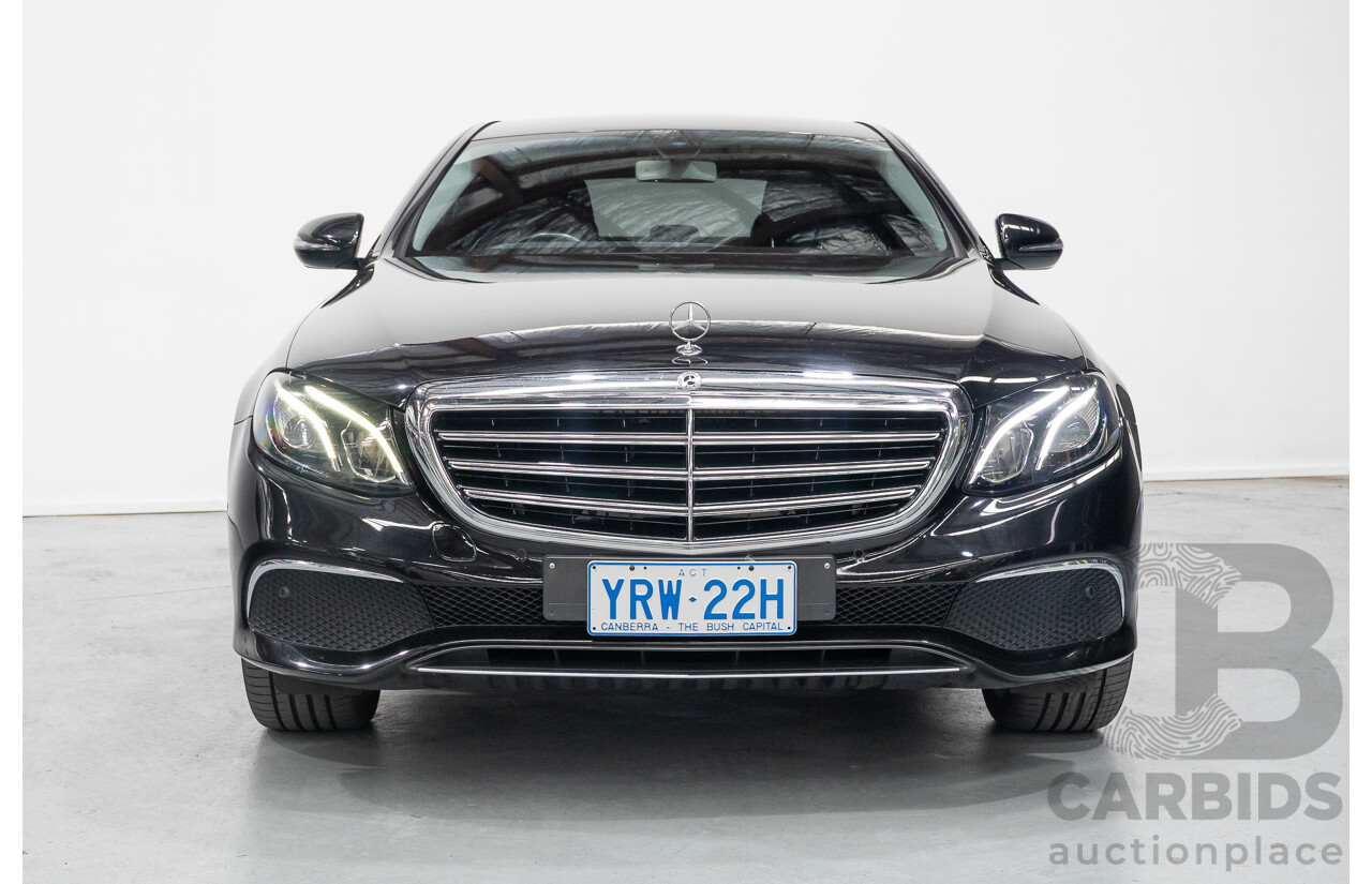 2/2019 Mercedes-Benz E220d 213 MY19 4d Saloon Obsidian Black Metallic Turbo 2.0L