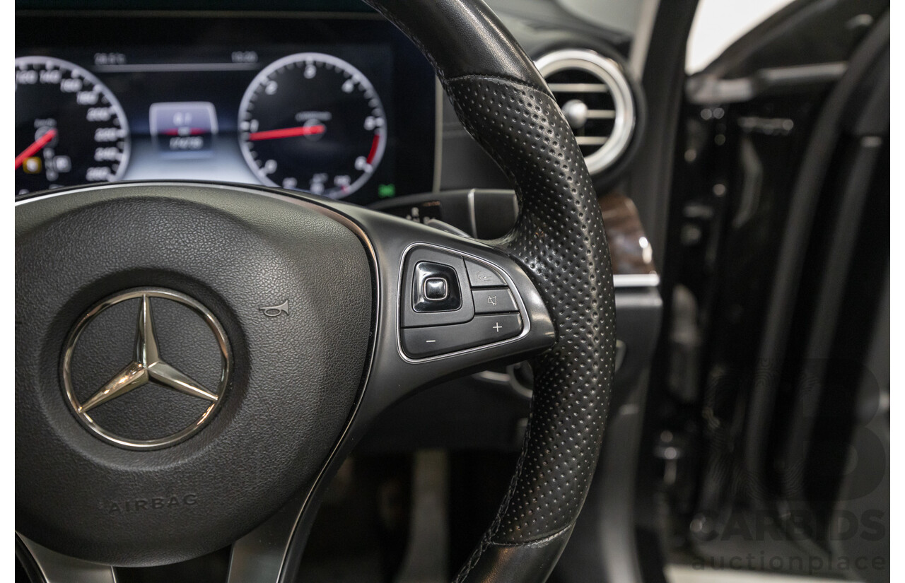 2/2019 Mercedes-Benz E220d 213 MY19 4d Saloon Obsidian Black Metallic Turbo 2.0L