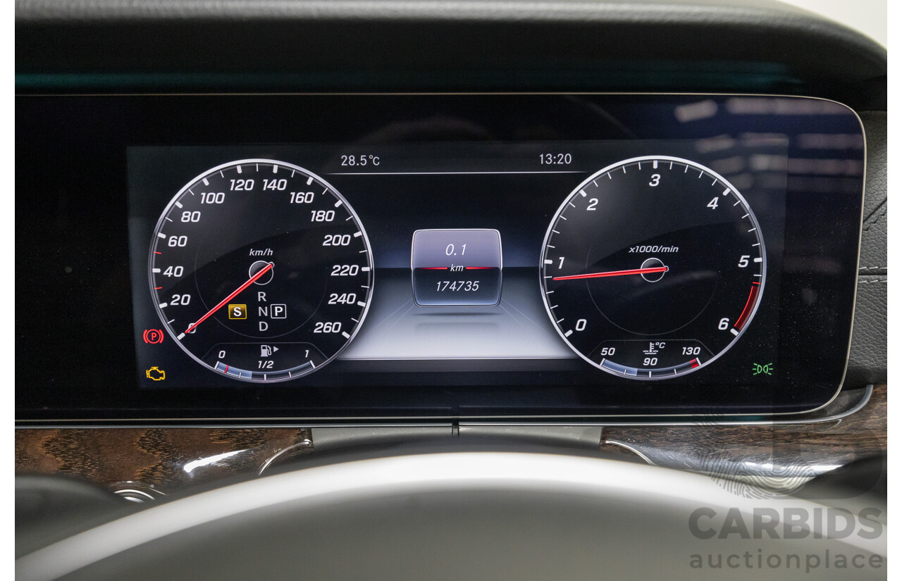 2/2019 Mercedes-Benz E220d 213 MY19 4d Saloon Obsidian Black Metallic Turbo 2.0L