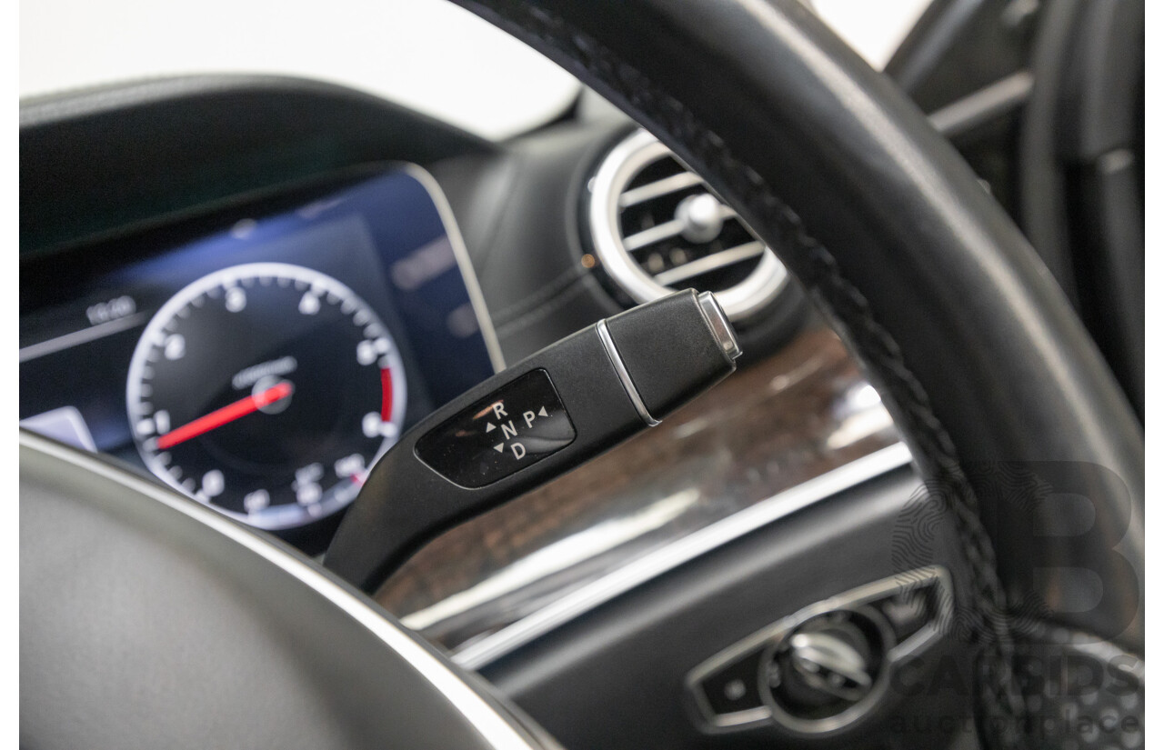2/2019 Mercedes-Benz E220d 213 MY19 4d Saloon Obsidian Black Metallic Turbo 2.0L