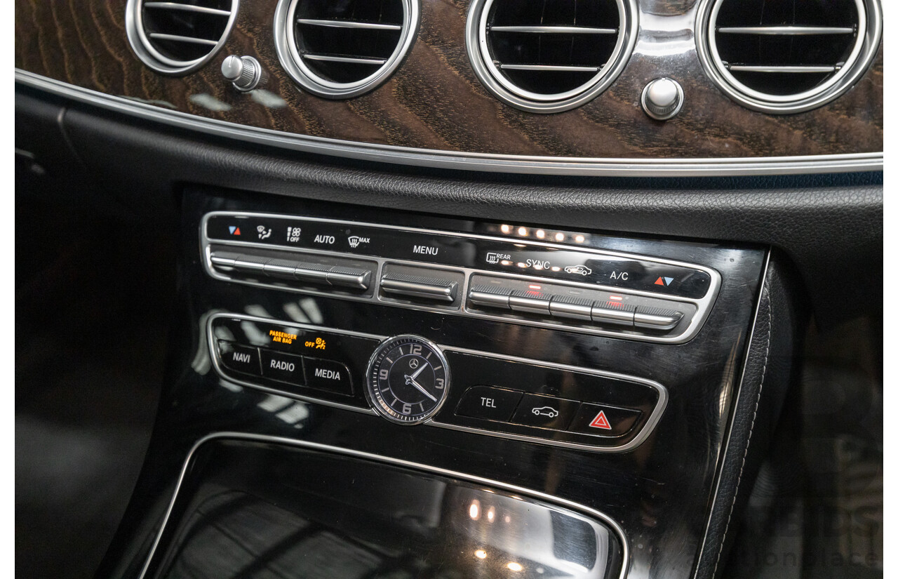 2/2019 Mercedes-Benz E220d 213 MY19 4d Saloon Obsidian Black Metallic Turbo 2.0L