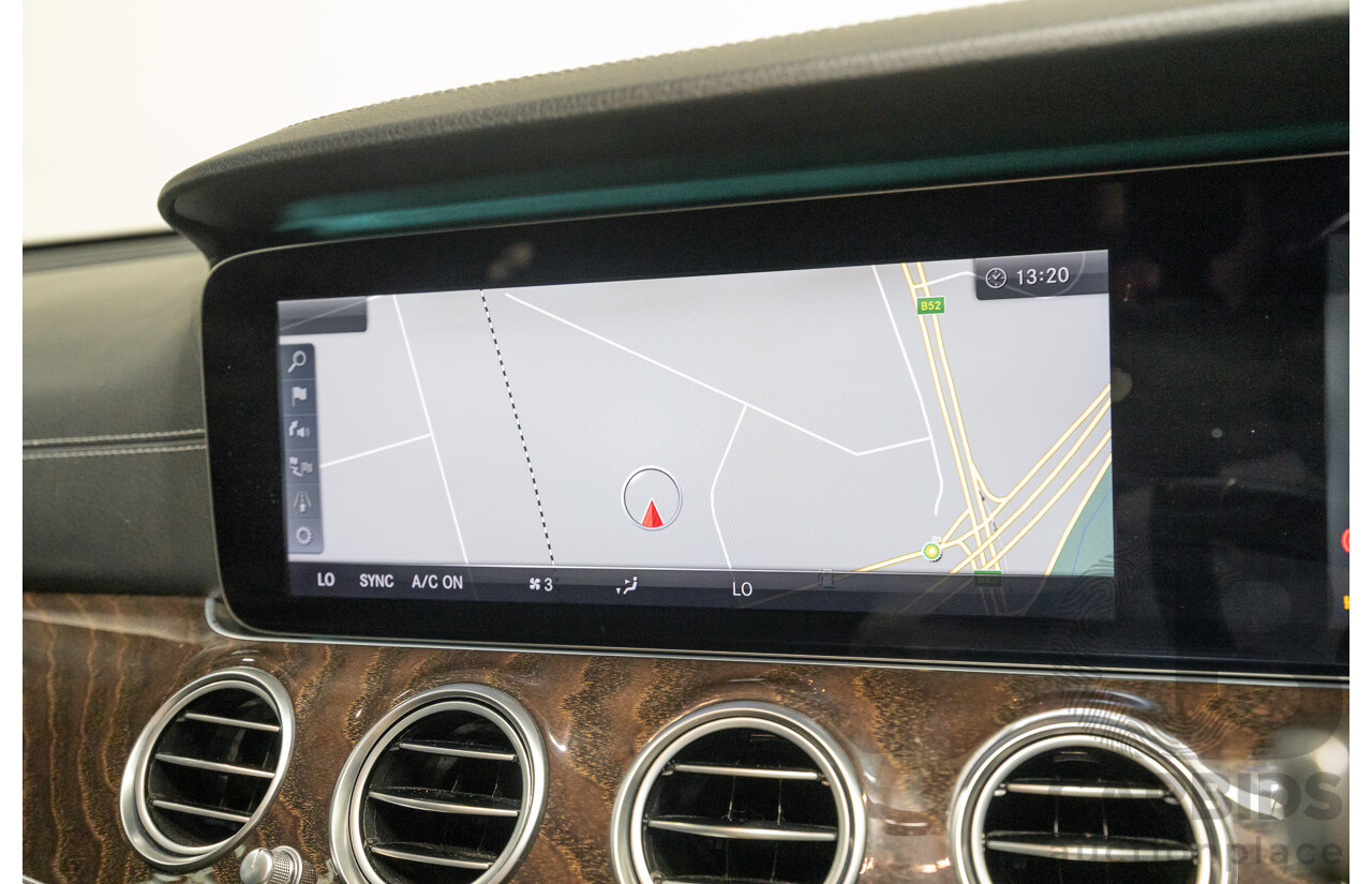 2/2019 Mercedes-Benz E220d 213 MY19 4d Saloon Obsidian Black Metallic Turbo 2.0L