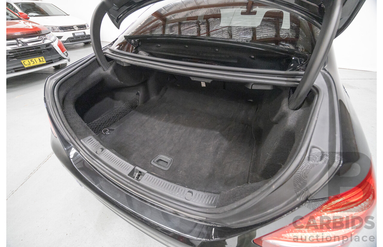 2/2019 Mercedes-Benz E220d 213 MY19 4d Saloon Obsidian Black Metallic Turbo 2.0L
