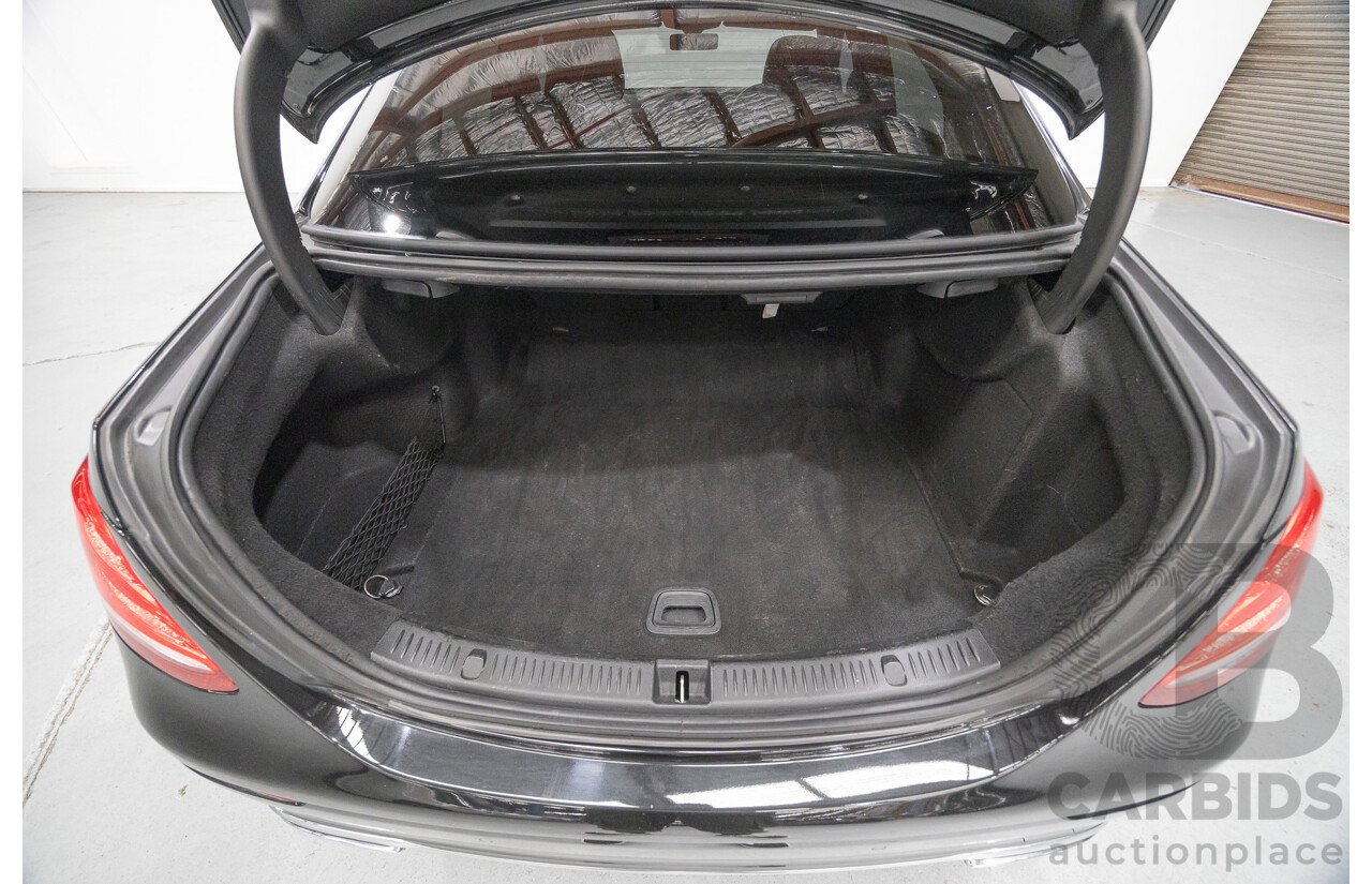 2/2019 Mercedes-Benz E220d 213 MY19 4d Saloon Obsidian Black Metallic Turbo 2.0L