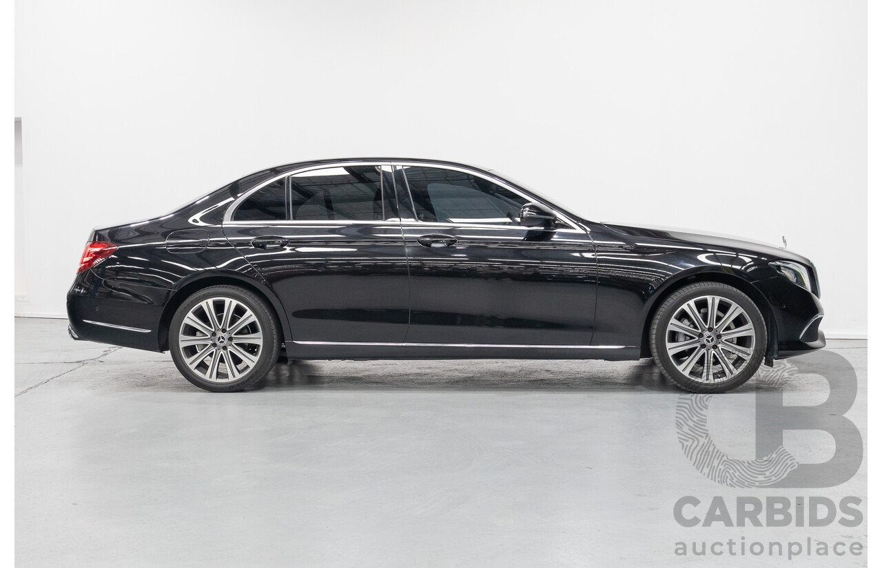 2/2019 Mercedes-Benz E220d 213 MY19 4d Saloon Obsidian Black Metallic Turbo 2.0L