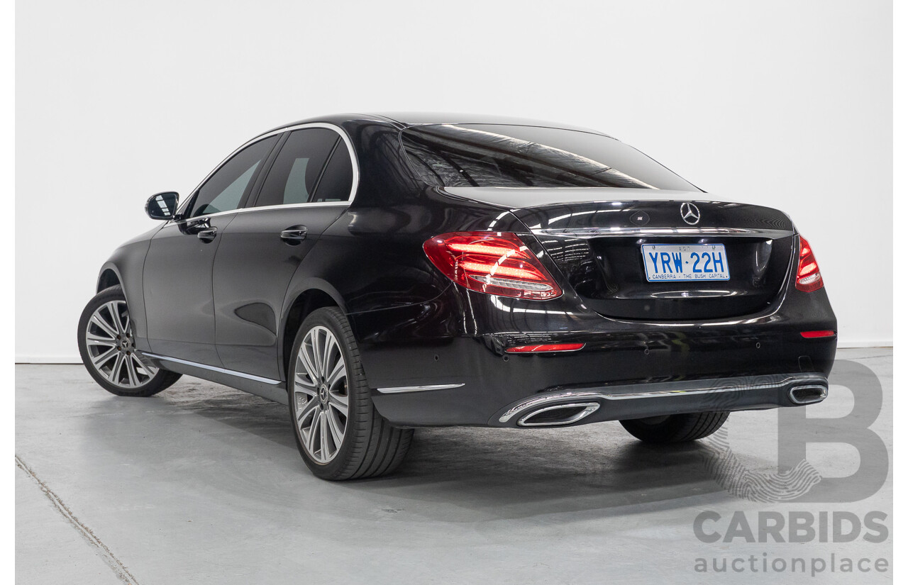 2/2019 Mercedes-Benz E220d 213 MY19 4d Saloon Obsidian Black Metallic Turbo 2.0L