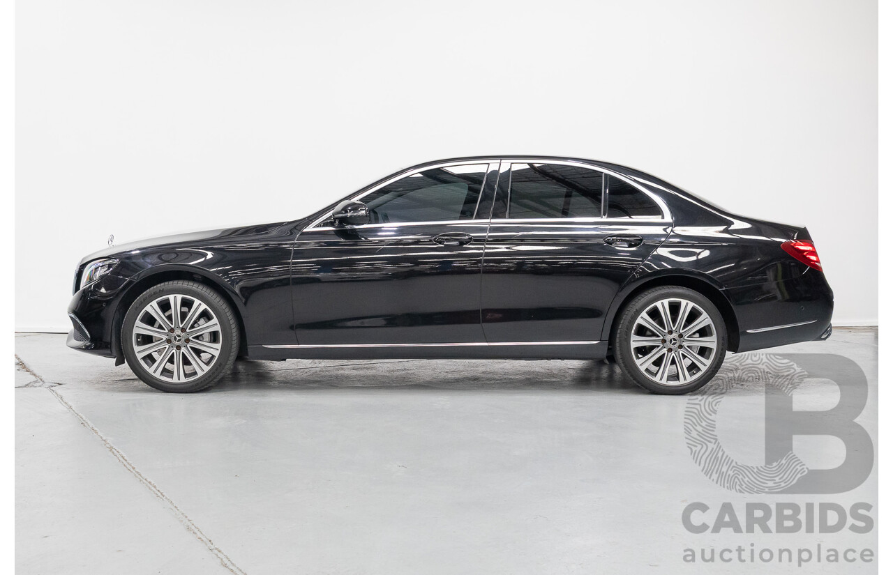 2/2019 Mercedes-Benz E220d 213 MY19 4d Saloon Obsidian Black Metallic Turbo 2.0L