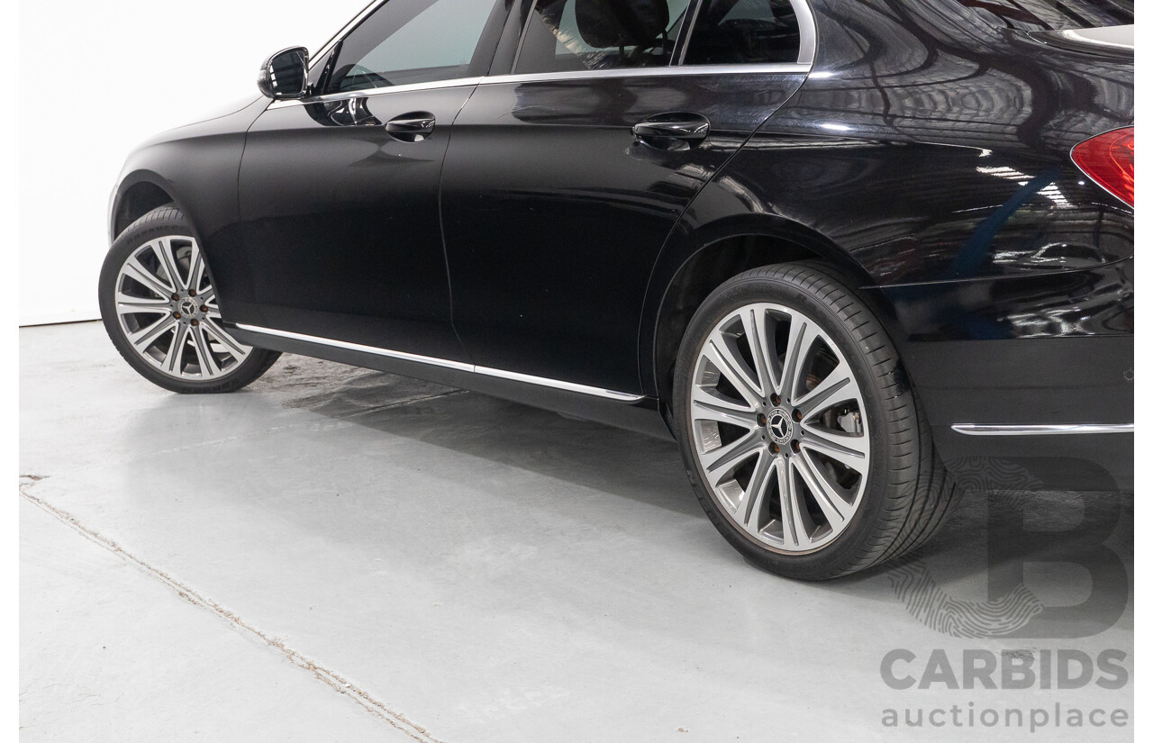 2/2019 Mercedes-Benz E220d 213 MY19 4d Saloon Obsidian Black Metallic Turbo 2.0L