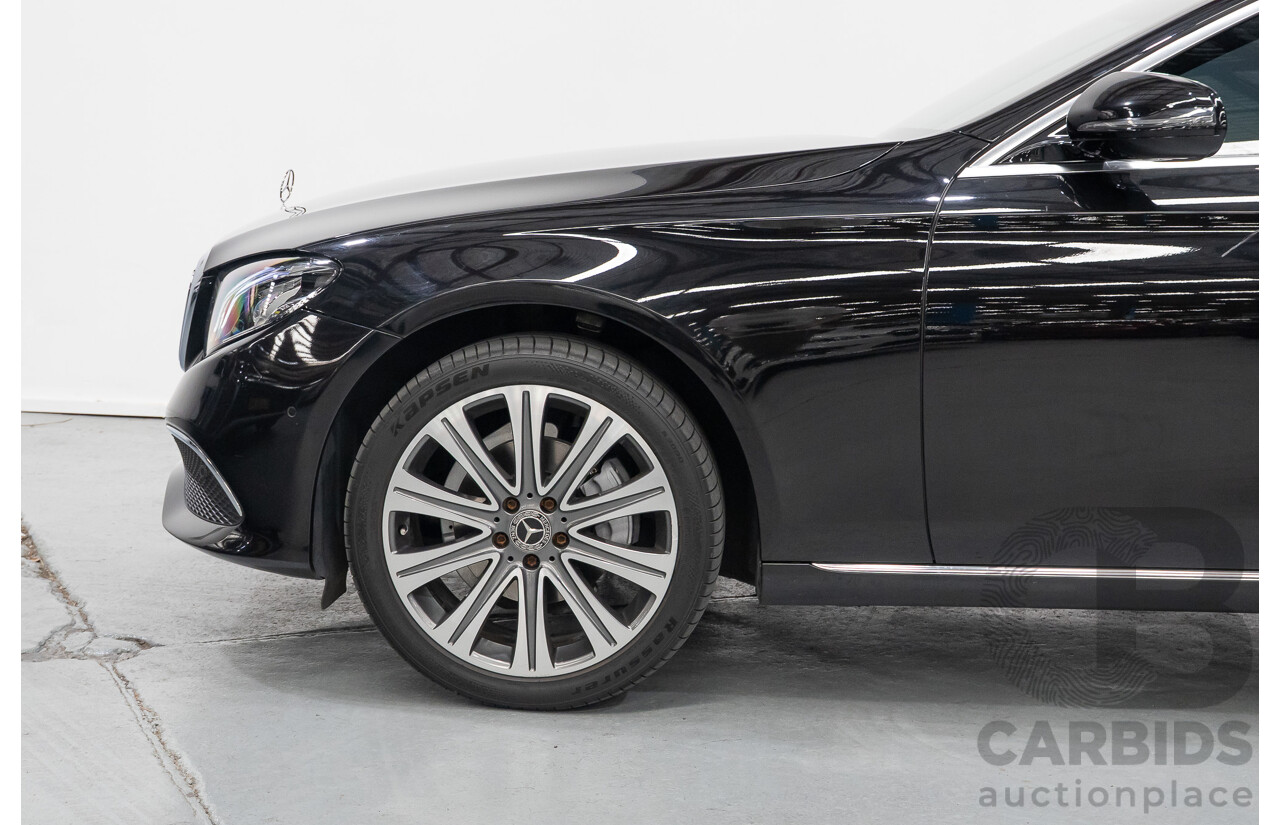 2/2019 Mercedes-Benz E220d 213 MY19 4d Saloon Obsidian Black Metallic Turbo 2.0L