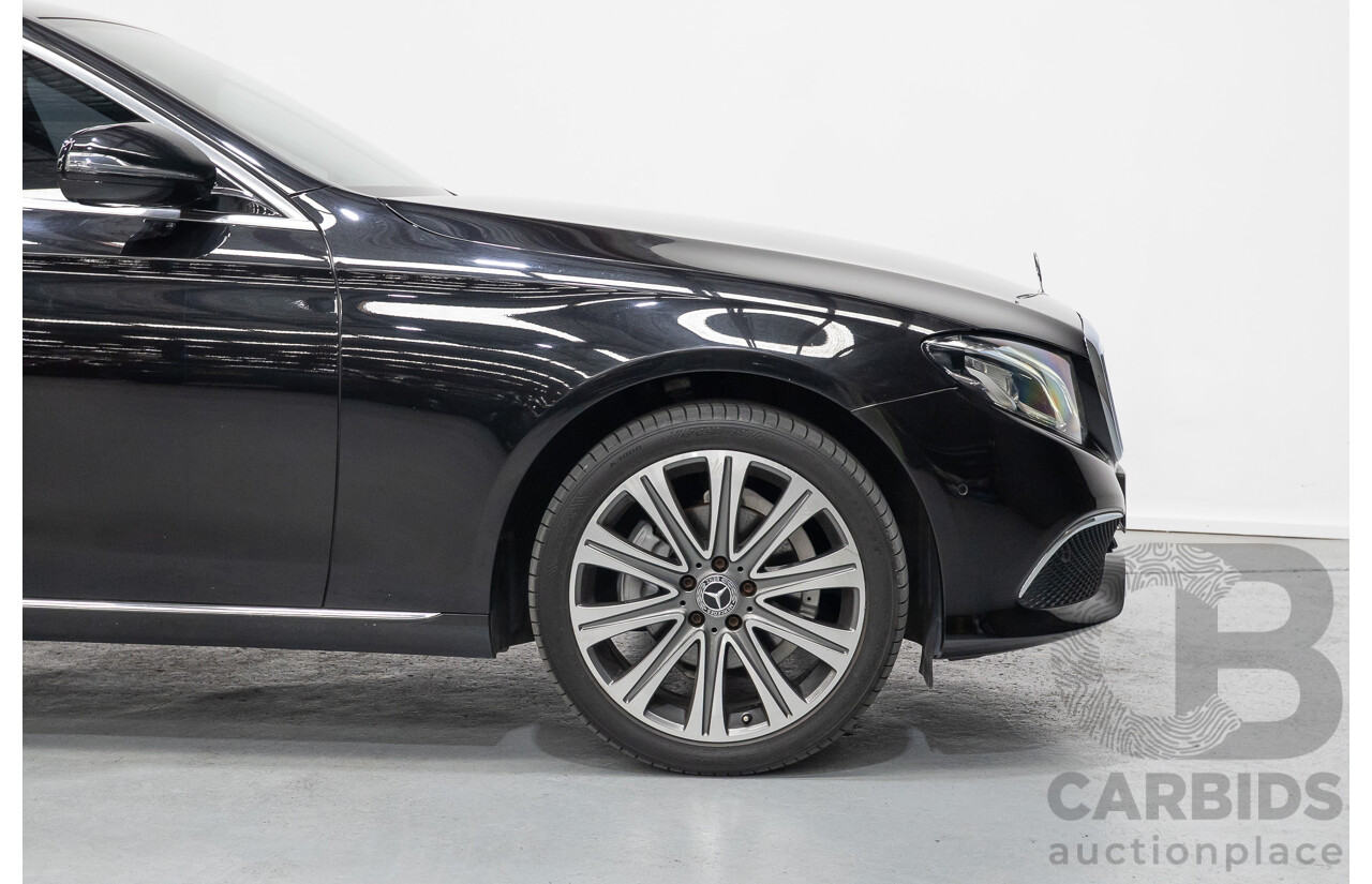 2/2019 Mercedes-Benz E220d 213 MY19 4d Saloon Obsidian Black Metallic Turbo 2.0L