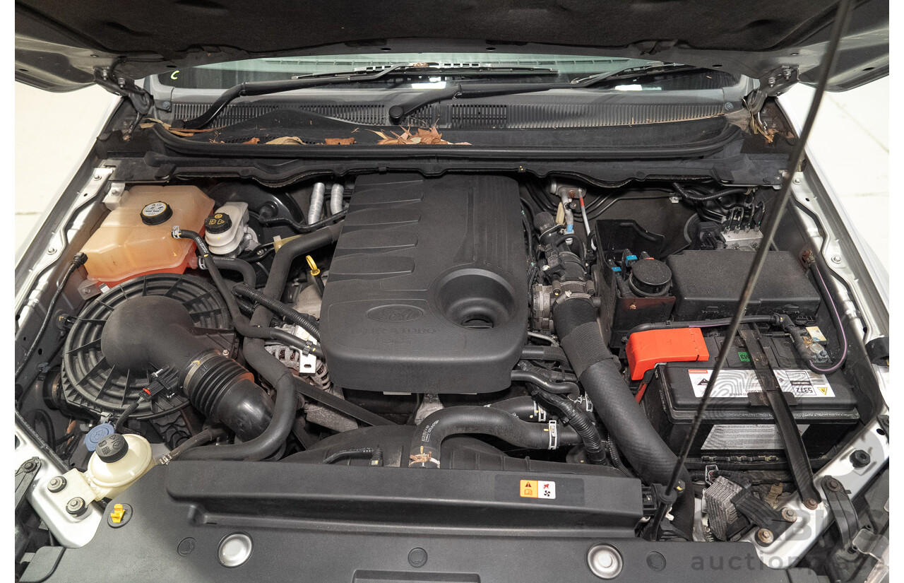 02/2014 Ford Ranger Wildtrak 3.2 (4x4) PX 4d Dual Cab Utility Highlight Silver Turbo Diesel 3.2L