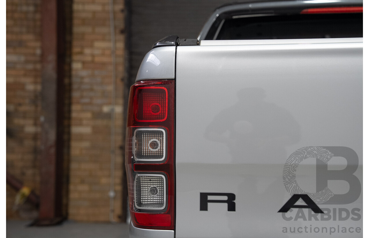 02/2014 Ford Ranger Wildtrak 3.2 (4x4) PX 4d Dual Cab Utility Highlight Silver Turbo Diesel 3.2L