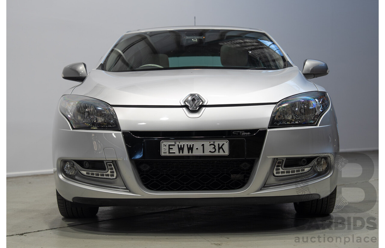 10/2013 Renault Megane GT-Line B95 5d Hatchback Silver 2.0L