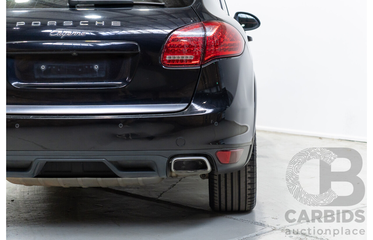 02/2013 Porsche Cayenne Diesel (AWD) Series 2 MY13 4d Wagon Jet Black Metallic Turbo Diesel V6 3.0L