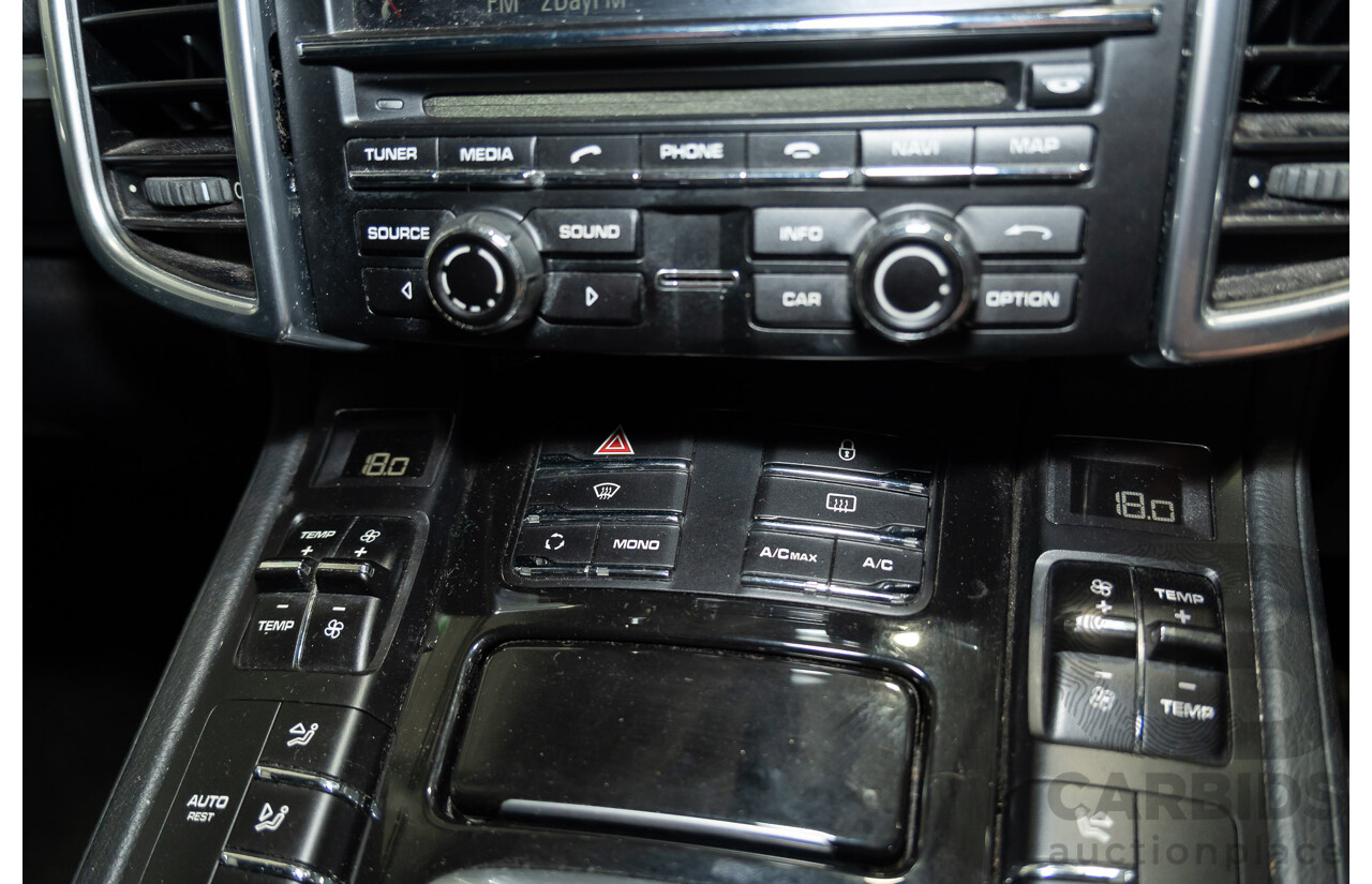 02/2013 Porsche Cayenne Diesel (AWD) Series 2 MY13 4d Wagon Jet Black Metallic Turbo Diesel V6 3.0L