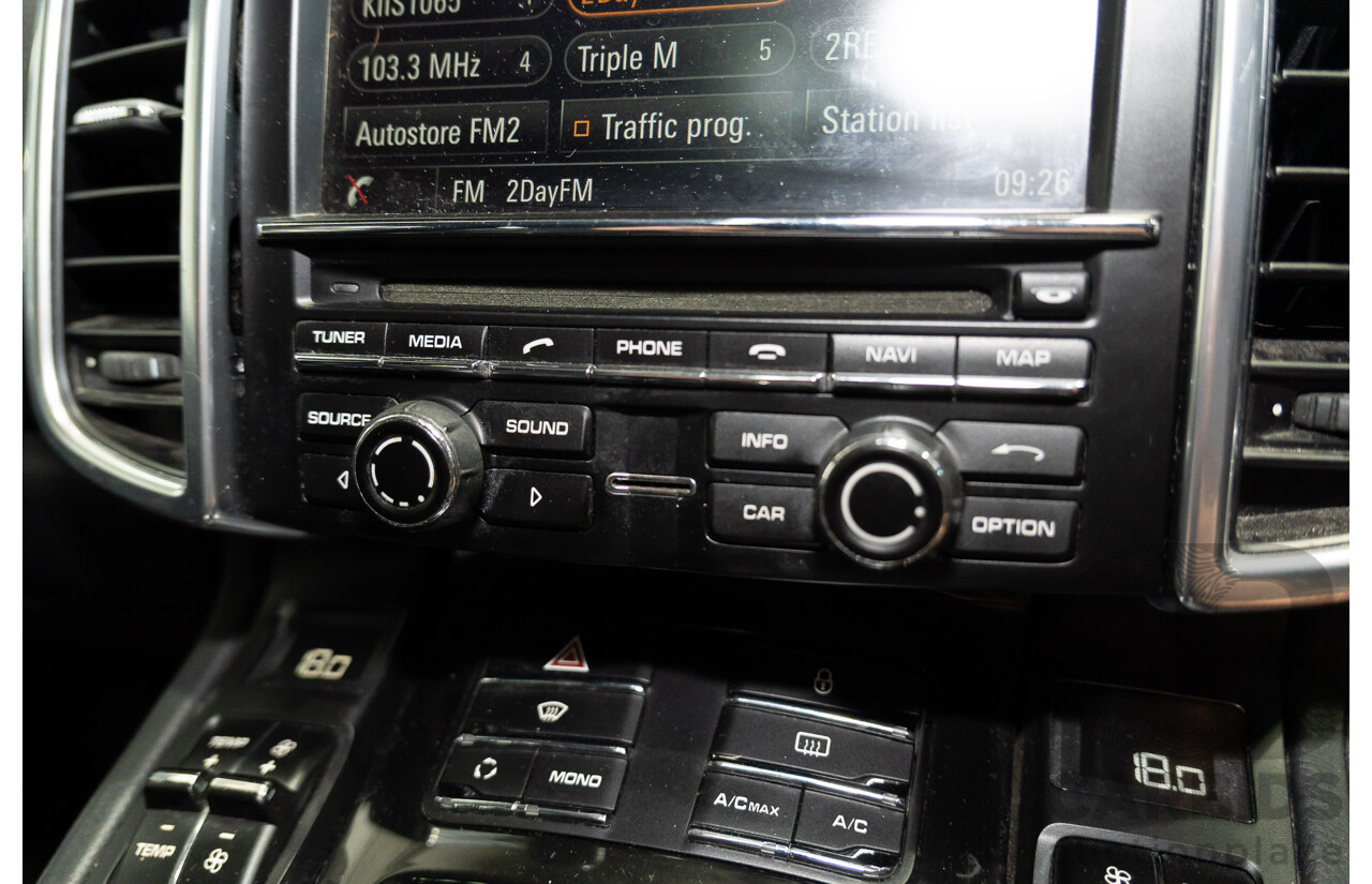 02/2013 Porsche Cayenne Diesel (AWD) Series 2 MY13 4d Wagon Jet Black Metallic Turbo Diesel V6 3.0L