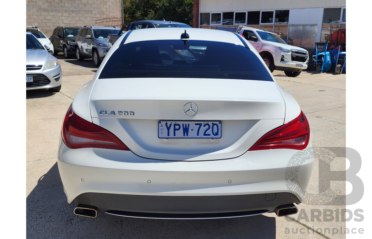 05/2014 Mercedes-Benz CLA 200 117 4d Coupe White 1.6L