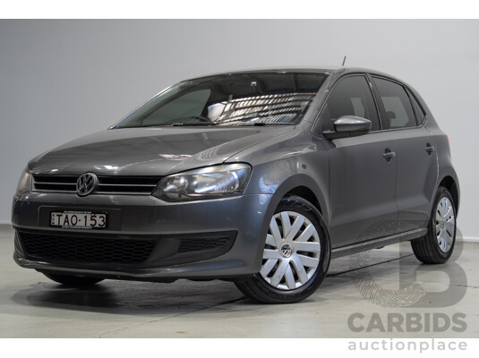 09/2012 Volkswagen Polo Trendline 6R MY12 3d Hatchback Grey 1.4L
