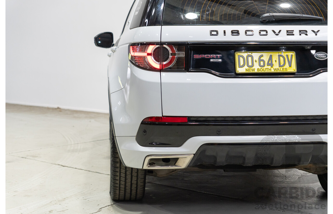 01/2018 Land Rover Discovery Sport TD4 HSE Dynamic (AWD) LC MY18 4d Wagon Glacier White Turbo Diesel 2.0L - 7 Seater