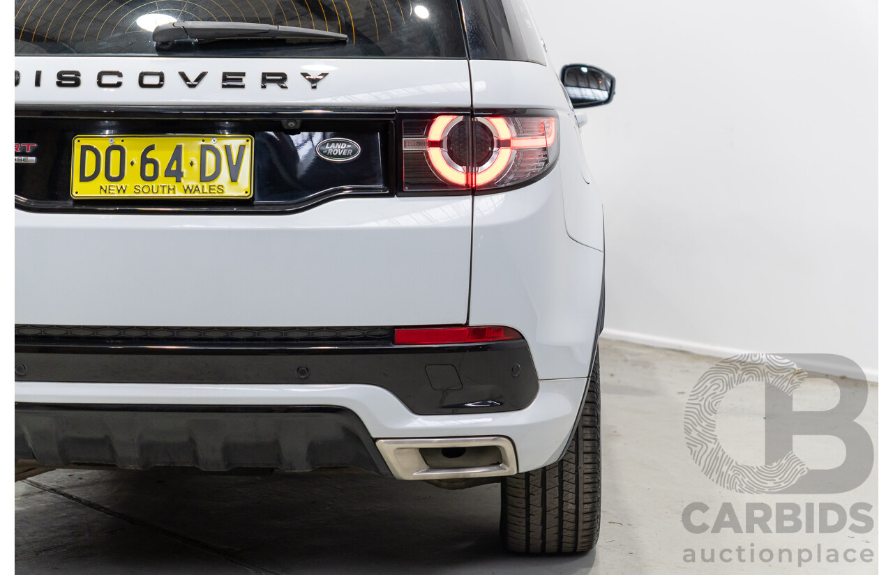 01/2018 Land Rover Discovery Sport TD4 HSE Dynamic (AWD) LC MY18 4d Wagon Glacier White Turbo Diesel 2.0L - 7 Seater