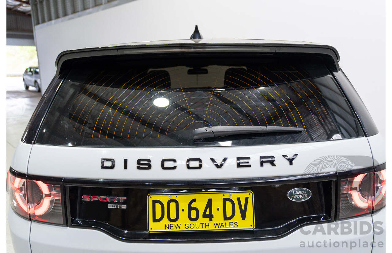 01/2018 Land Rover Discovery Sport TD4 HSE Dynamic (AWD) LC MY18 4d Wagon Glacier White Turbo Diesel 2.0L - 7 Seater