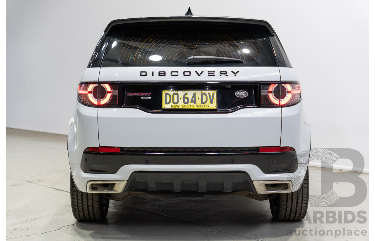 01/2018 Land Rover Discovery Sport TD4 HSE Dynamic (AWD) LC MY18 4d Wagon Glacier White Turbo Diesel 2.0L - 7 Seater