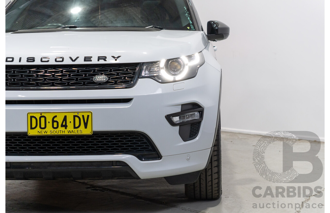 01/2018 Land Rover Discovery Sport TD4 HSE Dynamic (AWD) LC MY18 4d Wagon Glacier White Turbo Diesel 2.0L - 7 Seater