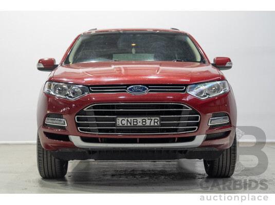 04/2013 Ford Territory Titanium SZ 4d Wagon Emperor Red Turbo Diesel V6 2.7L - 7 Seater