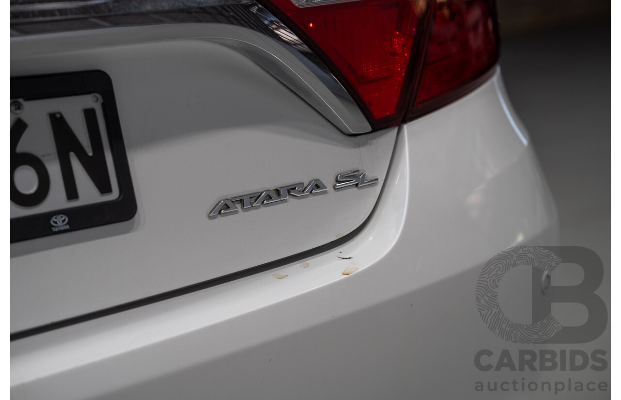 07/2015 Toyota Camry Atara SL ASV50R MY15 4d Sedan Blizzard White 2.5L