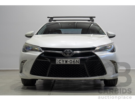 07/2015 Toyota Camry Atara SL ASV50R MY15 4d Sedan Blizzard White 2.5L