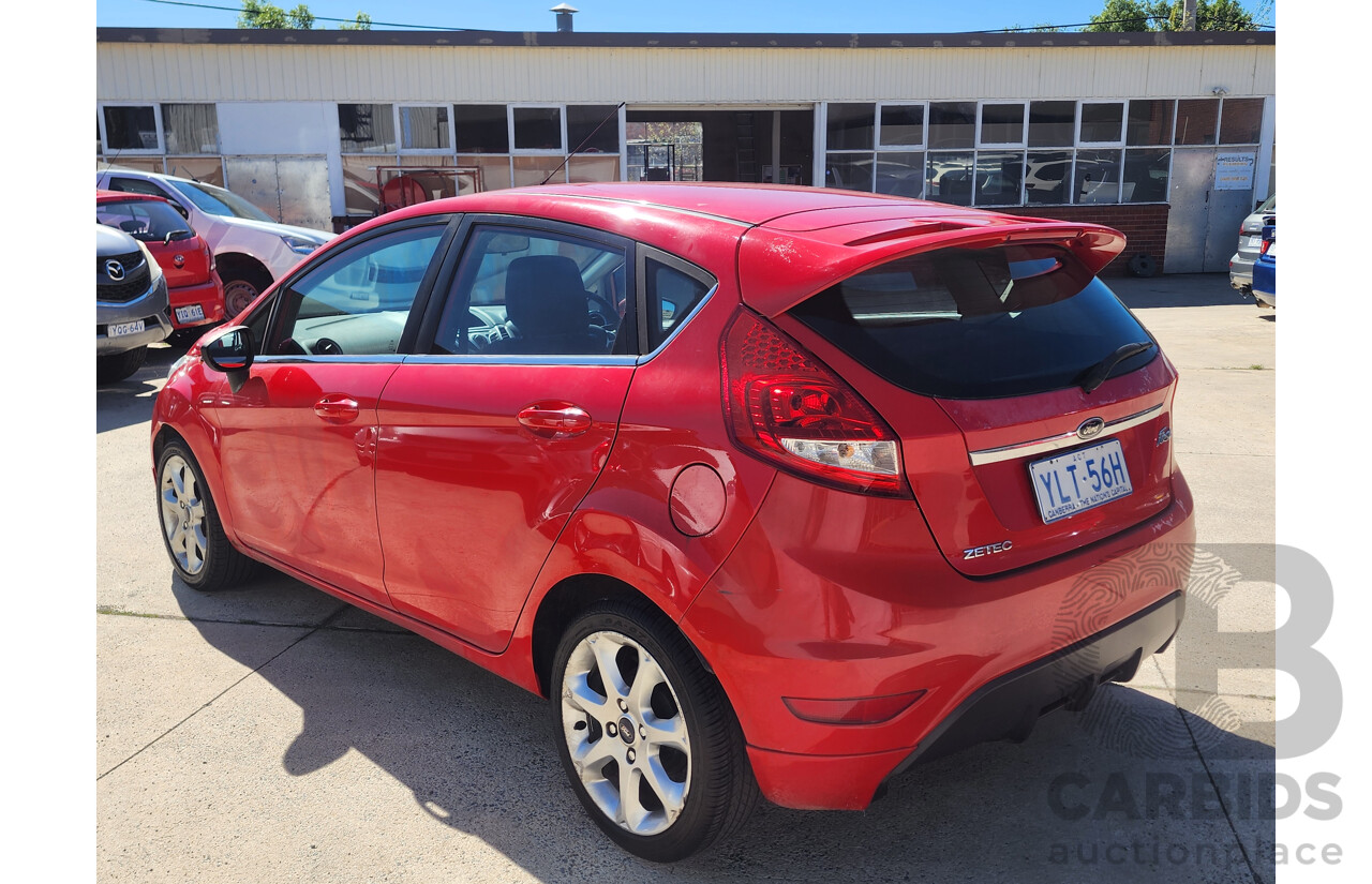 09/2009 Ford Fiesta Zetec WS 5d Hatchback Red 1.6L