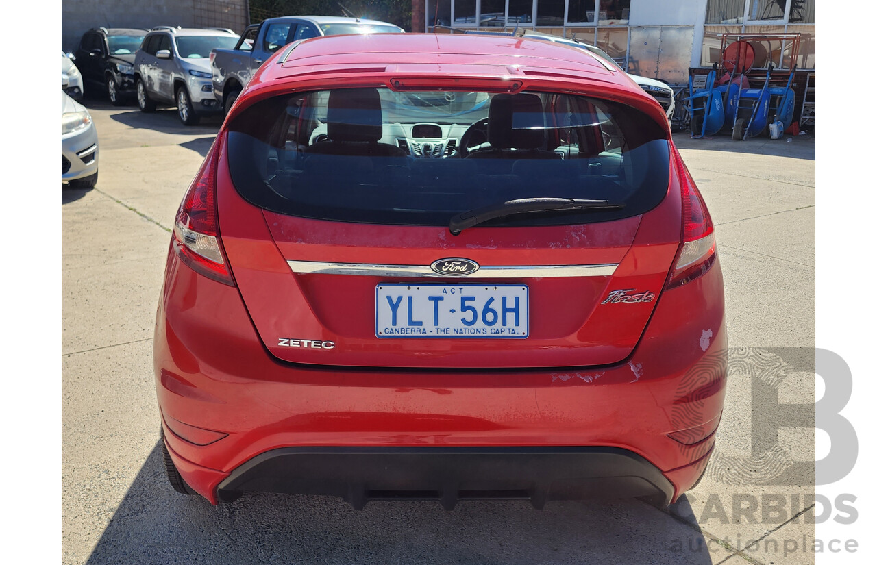 09/2009 Ford Fiesta Zetec WS 5d Hatchback Red 1.6L