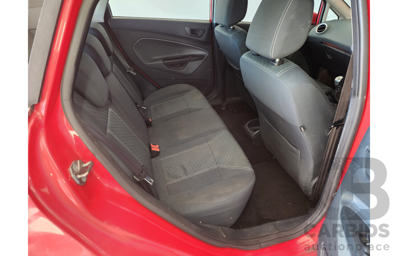 09/2009 Ford Fiesta Zetec WS 5d Hatchback Red 1.6L