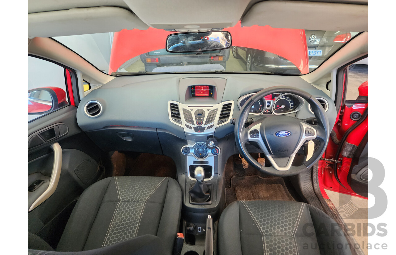 09/2009 Ford Fiesta Zetec WS 5d Hatchback Red 1.6L