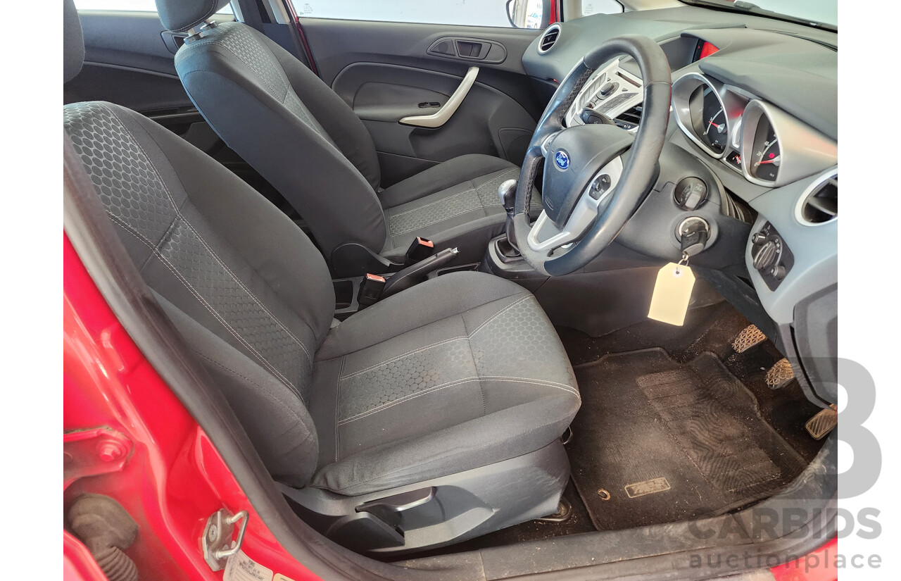 09/2009 Ford Fiesta Zetec WS 5d Hatchback Red 1.6L