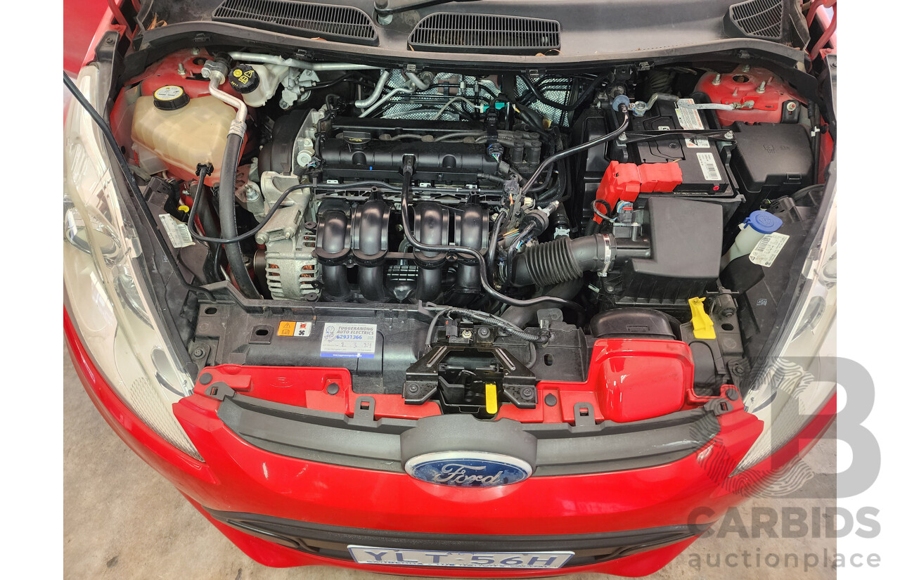 09/2009 Ford Fiesta Zetec WS 5d Hatchback Red 1.6L