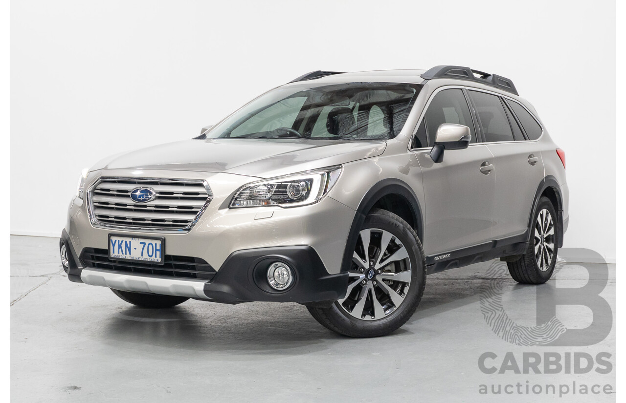 04/2015 Subaru Outback 2.0D Premium (AWD) MY15 4D Wagon Tungsten Metallic Turbo Diesel 2.0L
