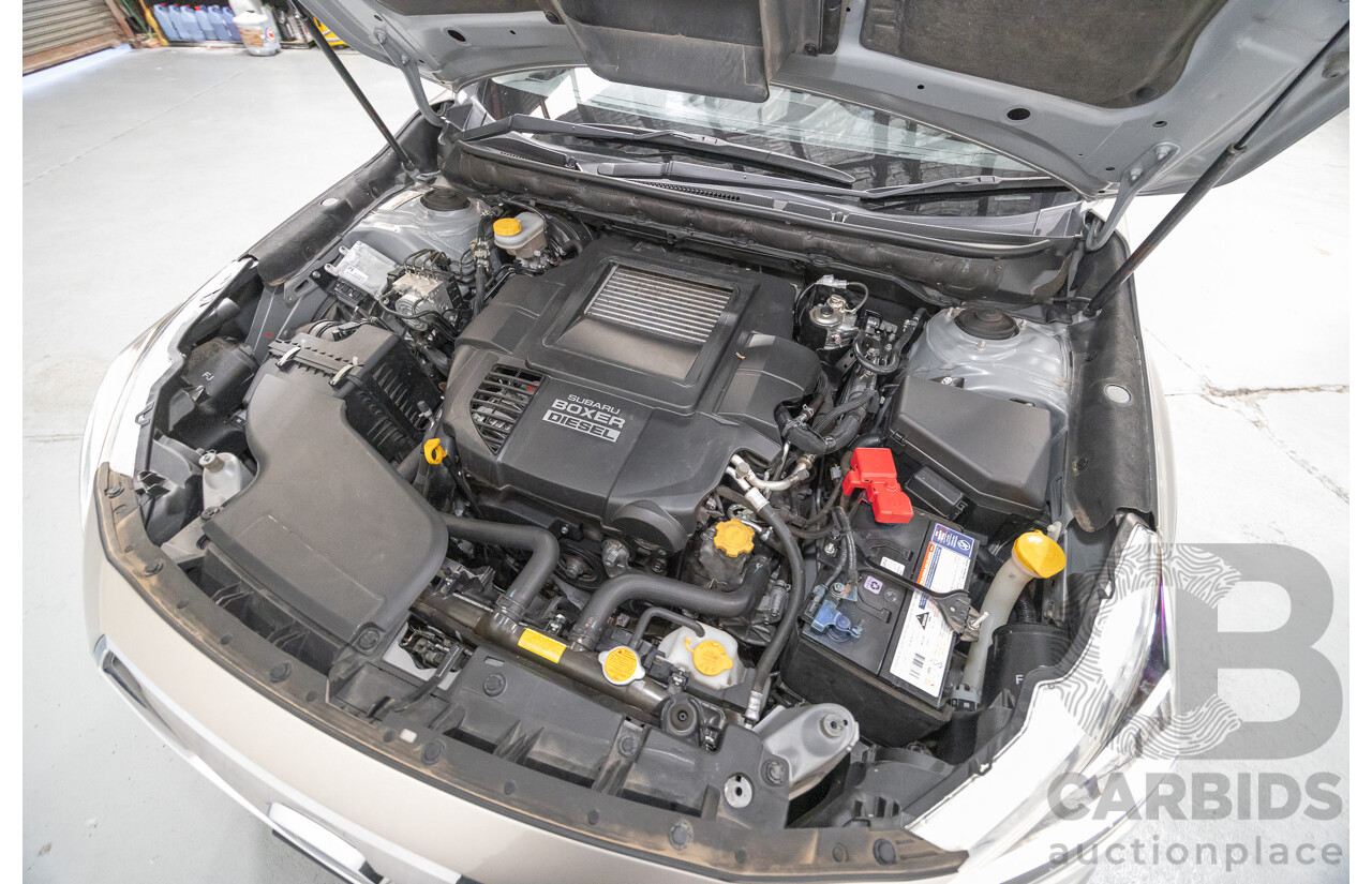 04/2015 Subaru Outback 2.0D Premium (AWD) MY15 4D Wagon Tungsten Metallic Turbo Diesel 2.0L