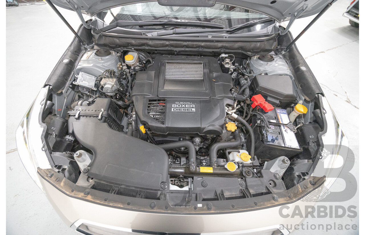04/2015 Subaru Outback 2.0D Premium (AWD) MY15 4D Wagon Tungsten Metallic Turbo Diesel 2.0L
