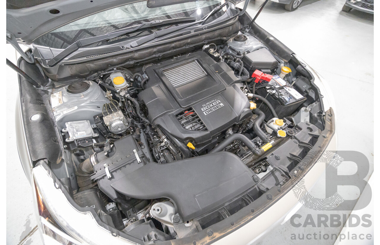 04/2015 Subaru Outback 2.0D Premium (AWD) MY15 4D Wagon Tungsten Metallic Turbo Diesel 2.0L