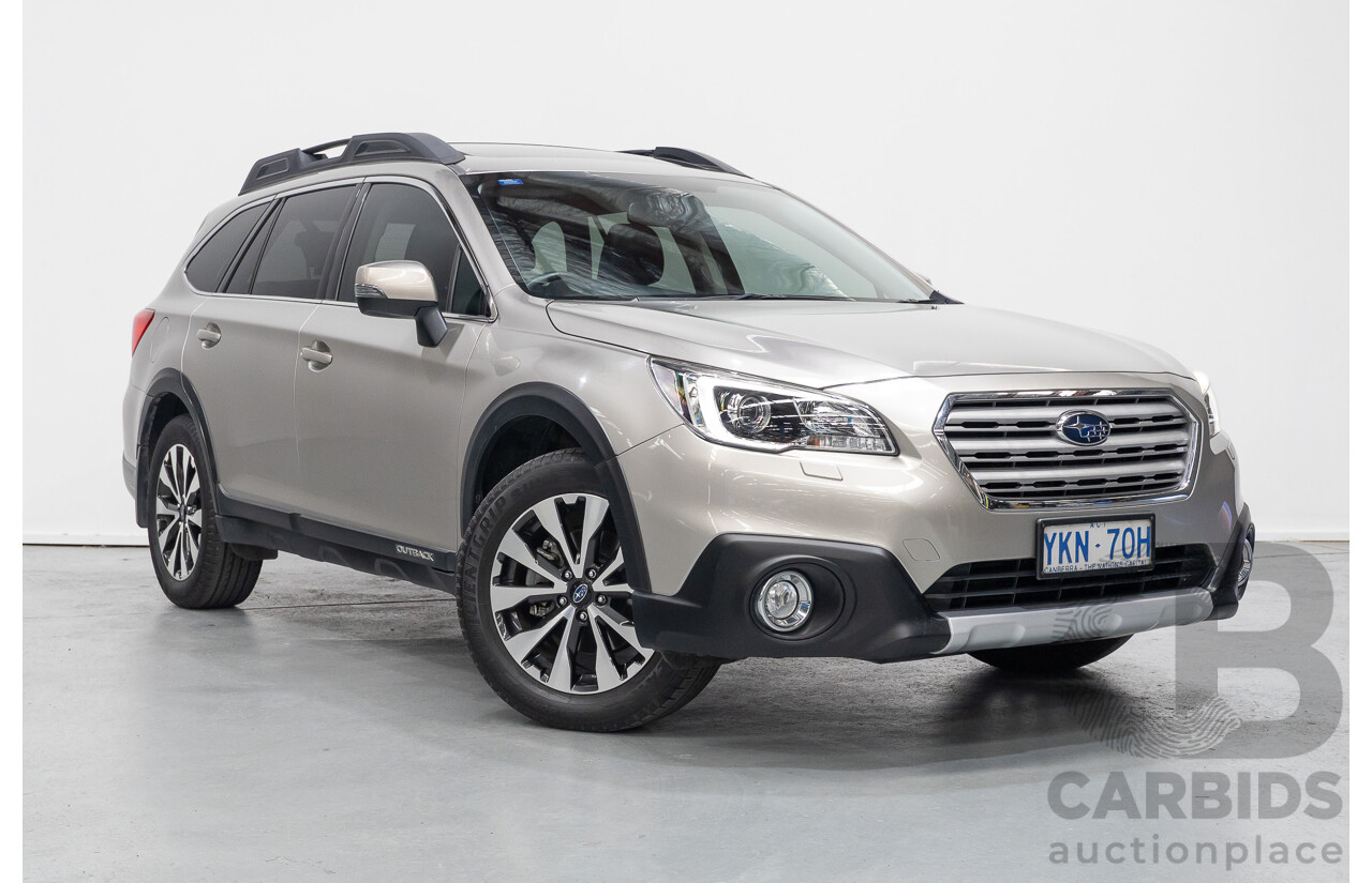 04/2015 Subaru Outback 2.0D Premium (AWD) MY15 4D Wagon Tungsten Metallic Turbo Diesel 2.0L