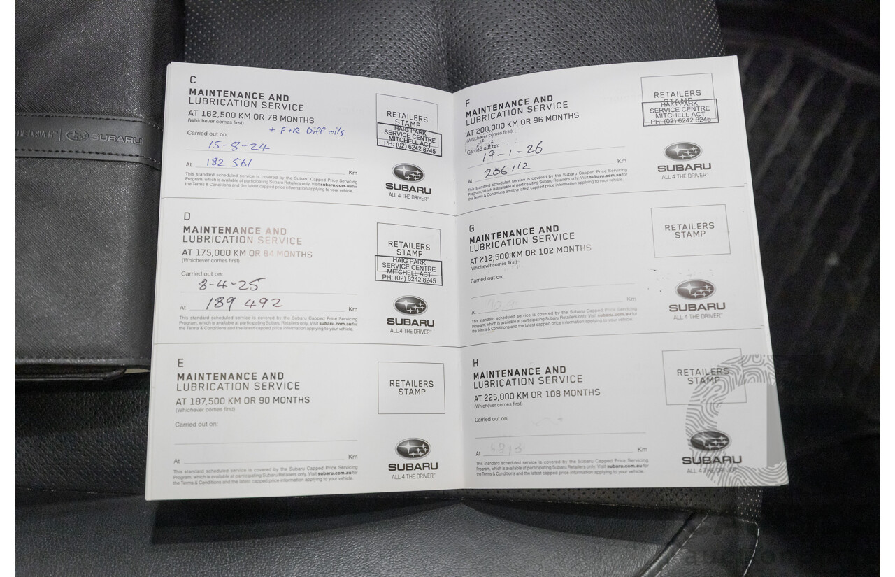 04/2015 Subaru Outback 2.0D Premium (AWD) MY15 4D Wagon Tungsten Metallic Turbo Diesel 2.0L