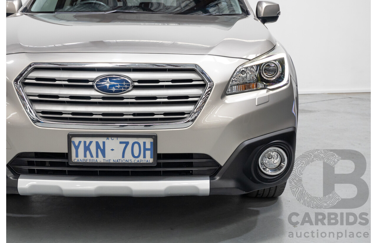 04/2015 Subaru Outback 2.0D Premium (AWD) MY15 4D Wagon Tungsten Metallic Turbo Diesel 2.0L